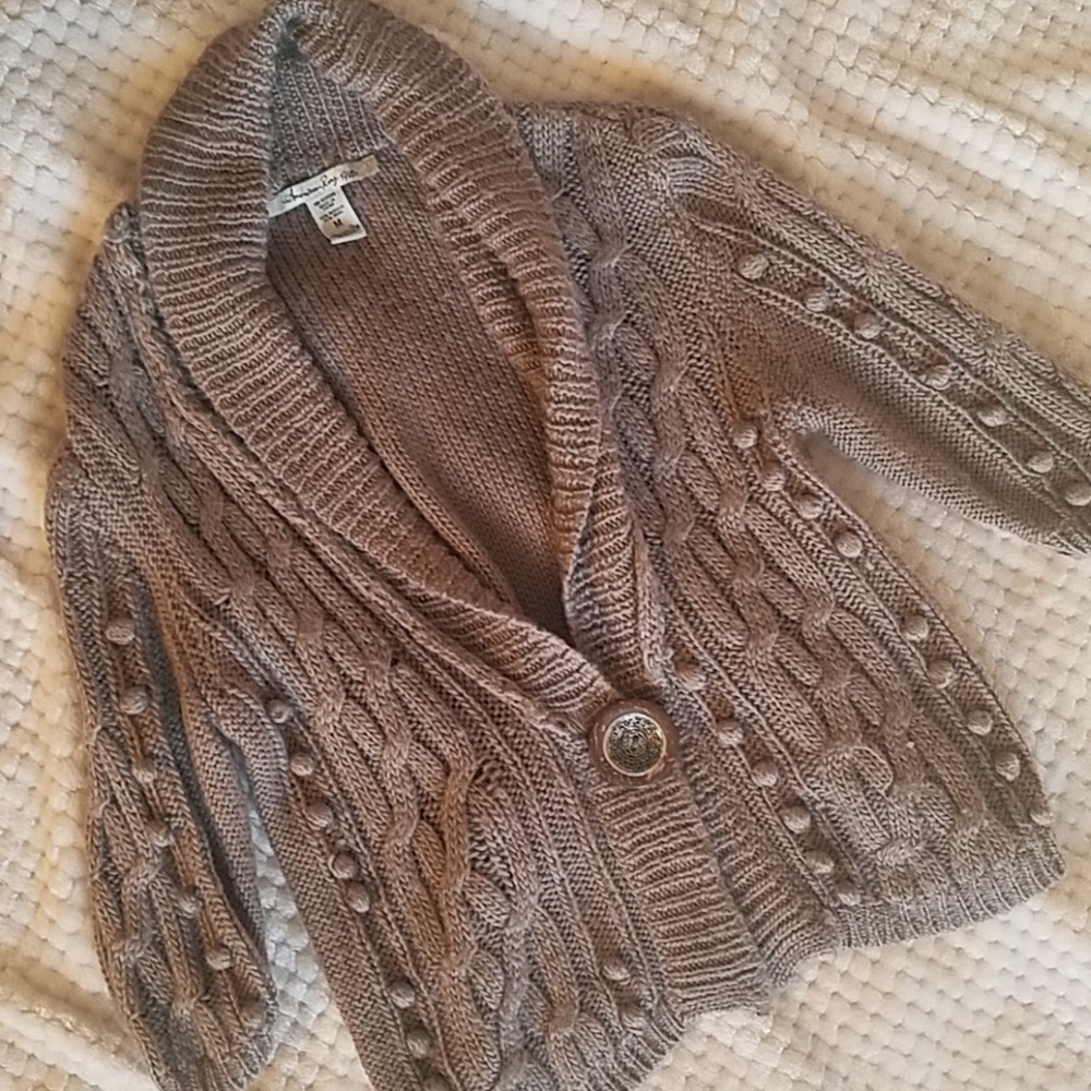 American Rag • Ash Brown Sweater Cardigan